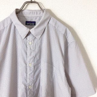 パタゴニア(patagonia)のpatagonia 半袖 シャツ チェック 薄手 古着(シャツ)