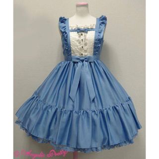 アンジェリックプリティー(Angelic Pretty)のSilky Ladyジャンパースカート(ひざ丈ワンピース)