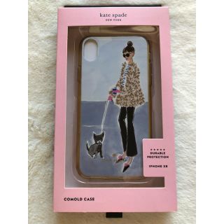 ケイトスペードニューヨーク(kate spade new york)の♠︎ kate spade i phone XR ケース お散歩 ♠︎(モバイルケース/カバー)