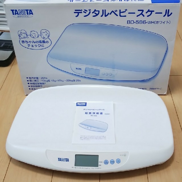 タニタ　デジタルベビースケール　BD-586-WH