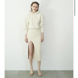 ロザリームーン(Rosary moon)のFront Slit Hoodie Dress(ロングワンピース/マキシワンピース)