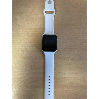 アップルウォッチ(Apple Watch)のマーヴィン様専用　Apple Watch 3 GPSモデル42mm ホワイト(腕時計(デジタル))