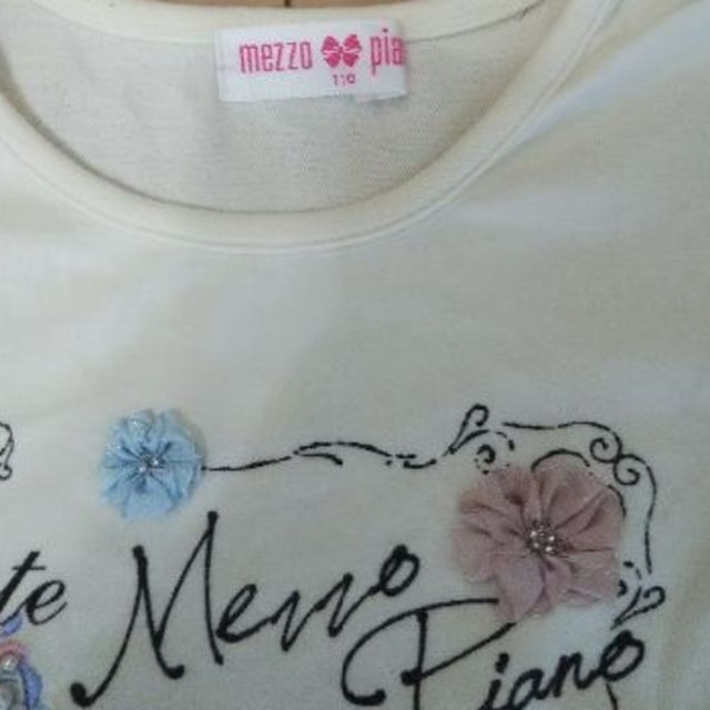 mezzo piano(メゾピアノ)のメゾピアノ ロンTシャツ110cm キッズ/ベビー/マタニティのキッズ服女の子用(90cm~)(Tシャツ/カットソー)の商品写真