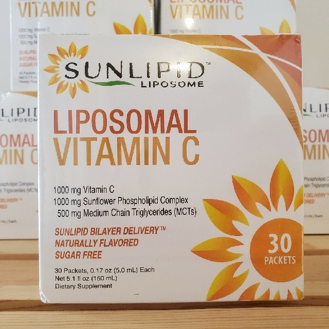 Sunlipid, リポソームビタミンC 30袋×5箱 リプライセル 今ならほぼ即納 ...