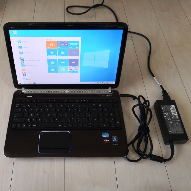 ノートパソコンhp Pavilion dv6 i7-2760QM ジャンク動作品