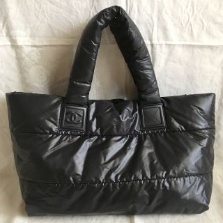 CHANEL - CHANEL ブラック ナイロン トートバッグ 13番台の通販 by