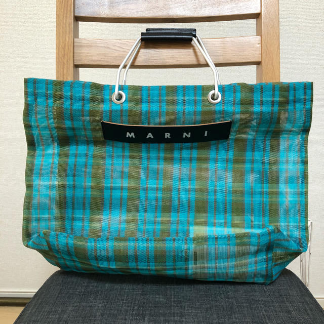 Marni - 最終値下げ! 美品 マルニ チェックトートバッグの通販 by