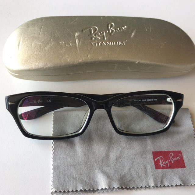 Ray-Ban(レイバン)の売り尽くし！RayBan レイバン 眼鏡 RB5130 2000 メンズのファッション小物(サングラス/メガネ)の商品写真