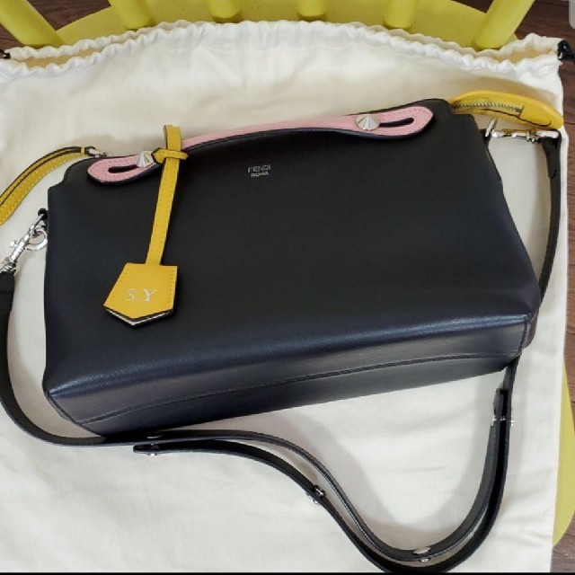 格安出品 FENDI バイザウェイ ブラック トリコロカラー 美品 追加画像