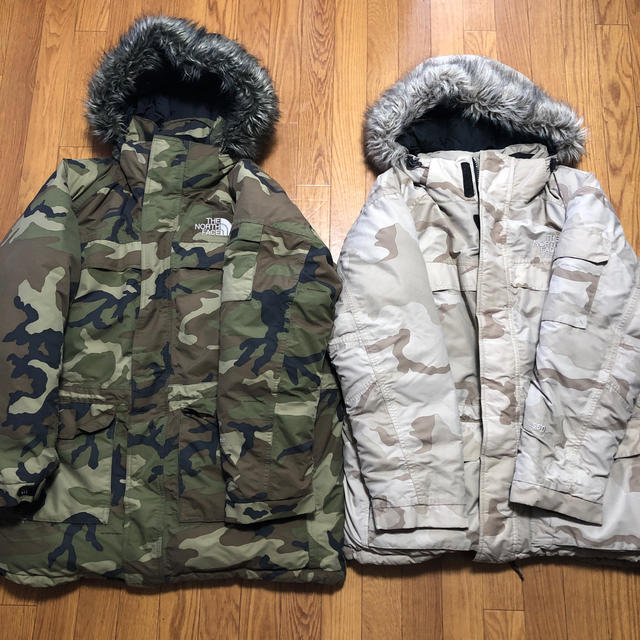 ノースフェイスTHE NORTH FACE マクマード ダウン 120（迷彩）-