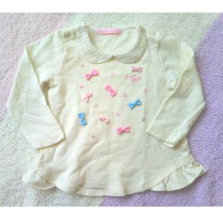 メゾピアノ(mezzo piano)の【美品♡80】メゾピアノ 長袖カットソー(Ｔシャツ)