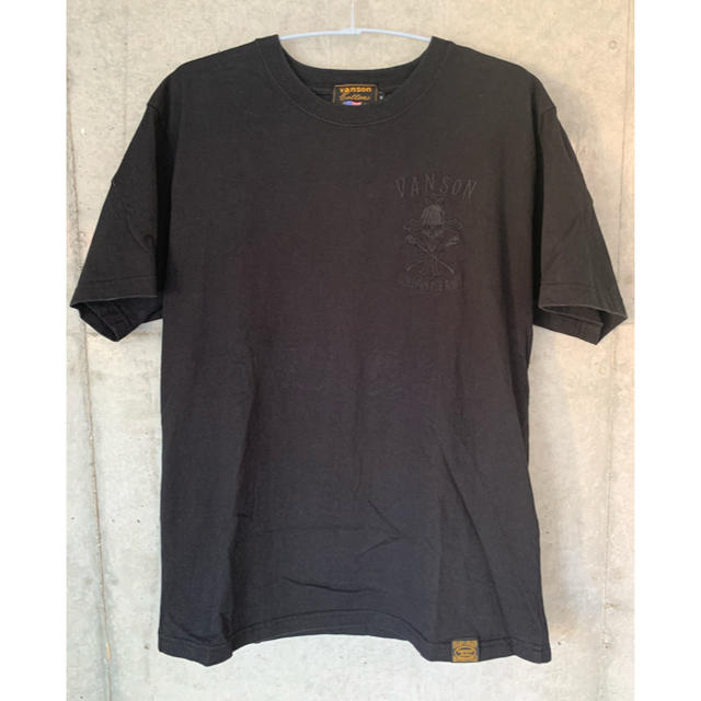 VANSON(バンソン)のVANSON Tシャツ　M BLACK メンズのトップス(Tシャツ/カットソー(半袖/袖なし))の商品写真