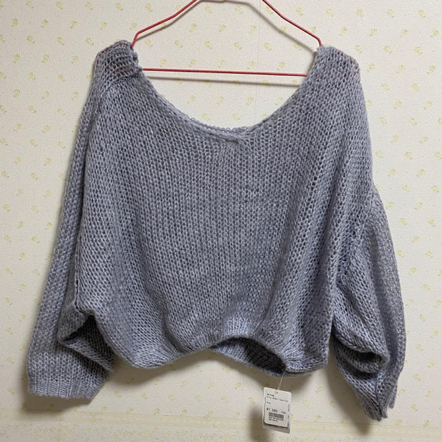 flower milky mohair touch knit