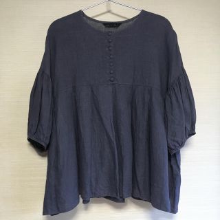 ネストローブ(nest Robe)のオオカミとフクロウ　ブラウス　リネン　tandey(シャツ/ブラウス(長袖/七分))