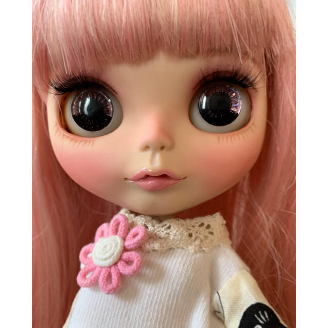 Takara Tomy(タカラトミー)のカスタムブライス※ピンクヘアウェフティング ハンドメイドのぬいぐるみ/人形(人形)の商品写真