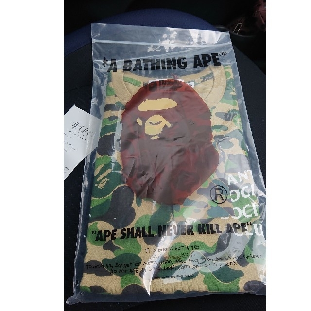 A BATHING APE(アベイシングエイプ)のBAPE × ASSC ABC CAMO TEE GREEN  M メンズのトップス(Tシャツ/カットソー(半袖/袖なし))の商品写真