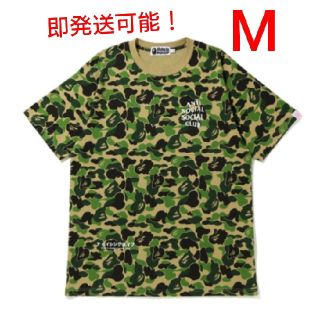 アベイシングエイプ(A BATHING APE)のBAPE × ASSC ABC CAMO TEE GREEN  M(Tシャツ/カットソー(半袖/袖なし))