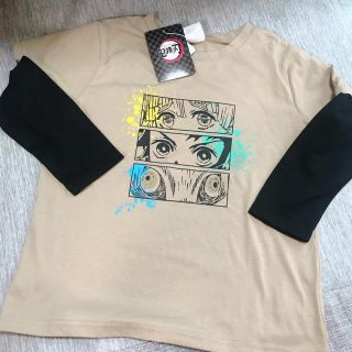 ユニクロ(UNIQLO)の鬼滅の刃 竈門炭治郎 善逸 伊之助 長袖Tシャツ 130(Tシャツ/カットソー)