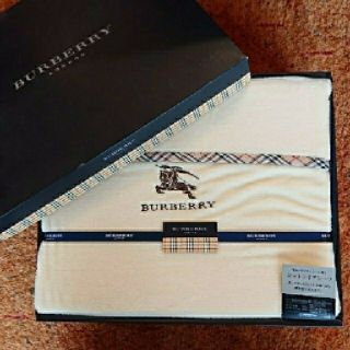 バーバリー(BURBERRY)のバーバリーコットン ボアシーツ(シーツ/カバー)