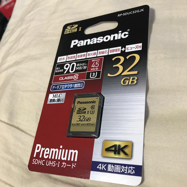 Panasonic 32GB SDHC UHS-IカードRP-SDUC32GJK