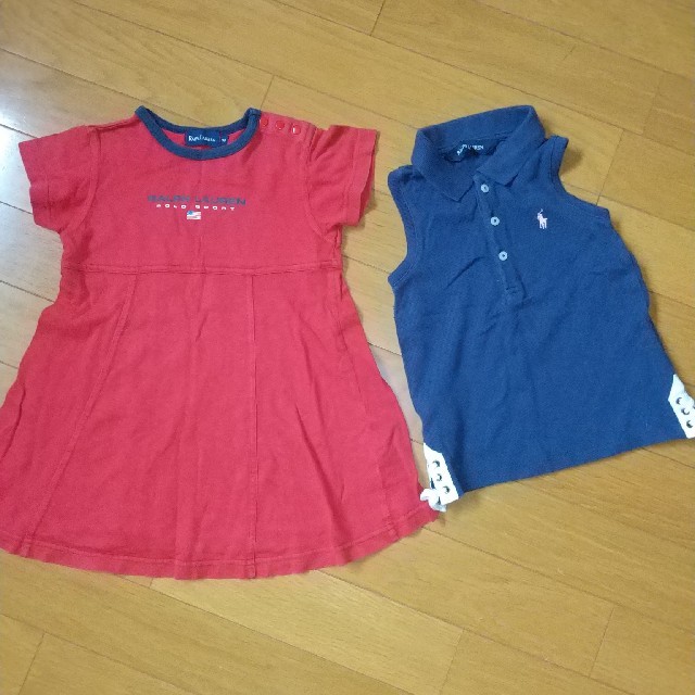 Ralph Lauren(ラルフローレン)のラルフローレン2枚セット キッズ/ベビー/マタニティのキッズ服女の子用(90cm~)(Tシャツ/カットソー)の商品写真