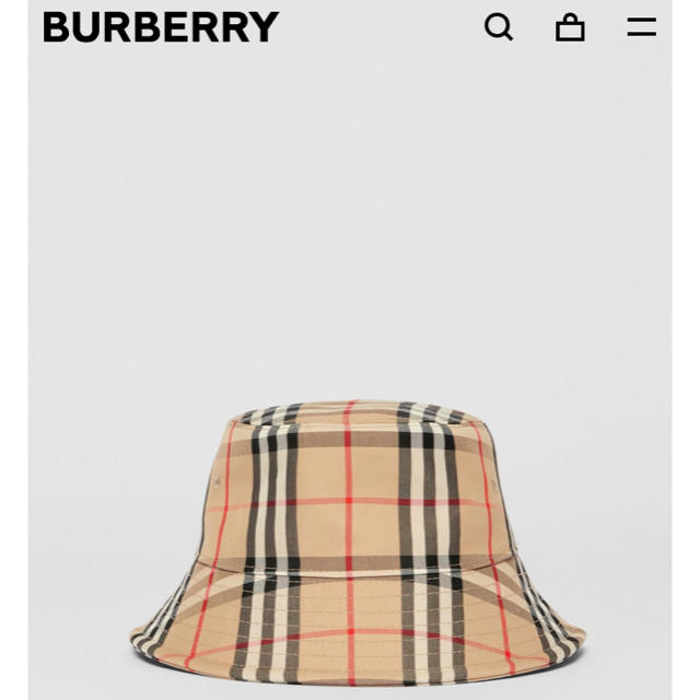 BURBERRY】チェックバケットハット 売れ筋アイテムラン www.toyotec.com