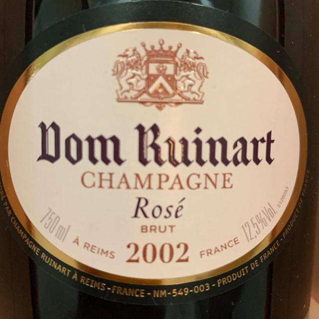 Dom Ruinart ドン・ルイナール・ロゼ  2002 シャンパン