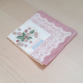 ウェッジウッド(WEDGWOOD)のWEDGWOOD 花柄刺繍ハンカチ(ハンカチ)