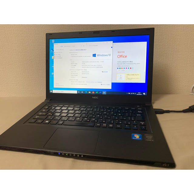 nec vg-j i5/ssd/office2019済みノートPC