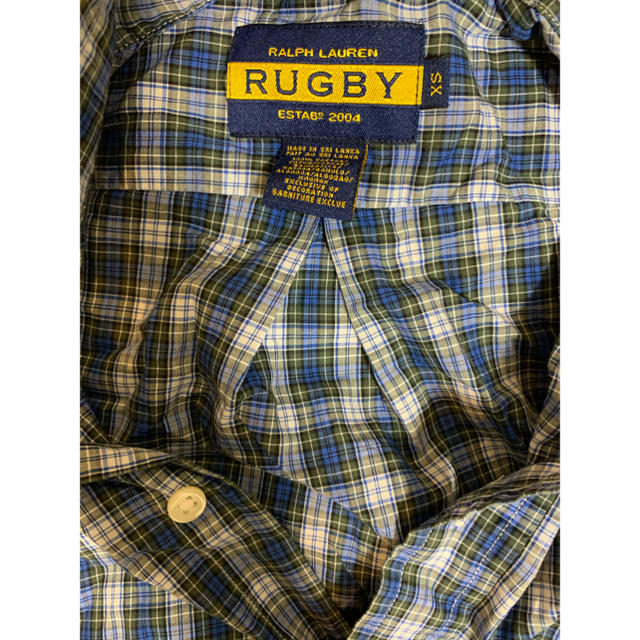 POLO RUGBY(ポロラグビー)の⭐️【レア美品】ラグビー ラルフローレン 半袖ボタンダウン チェック柄シャツ メンズのトップス(シャツ)の商品写真