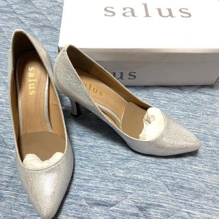 サルース(salus)のsalus シルバー　パンプス(ハイヒール/パンプス)