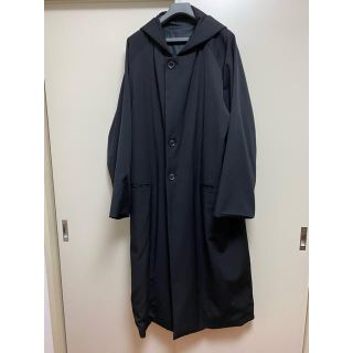 ヨウジヤマモト(Yohji Yamamoto)のヨウジヤマモト フード コート 抜染 ウールギャバ　18aw(モッズコート)