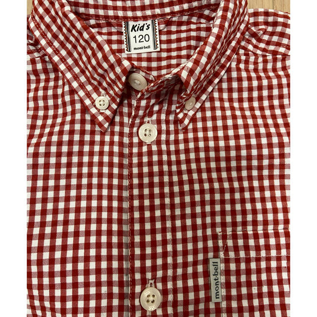 mont bell(モンベル)のモンベル　長袖シャツ　120 キッズ/ベビー/マタニティのキッズ服男の子用(90cm~)(Tシャツ/カットソー)の商品写真