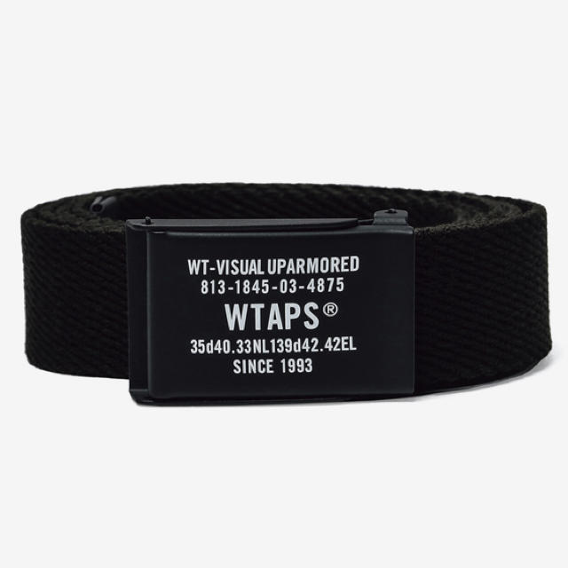 2020AW　WTAPS　GIB / BELT / ACRYLIC　BLACK