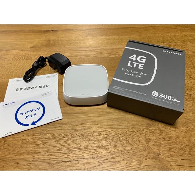 スマホ/家電/カメラSIMフリー4G（LTE）ルーター WN-CS300FR