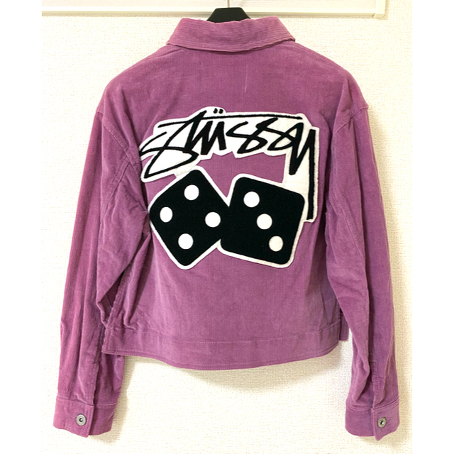 stussy women コーデュロイ　ジャケット　コートジャケット　ショート丈ジャケット/アウター