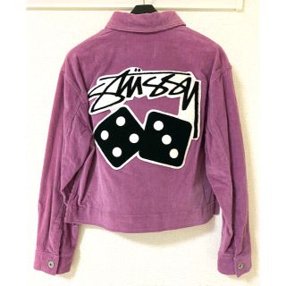 ステューシー(STUSSY)のstussy women コーデュロイ　ジャケット　コートジャケット　ショート丈(ブルゾン)