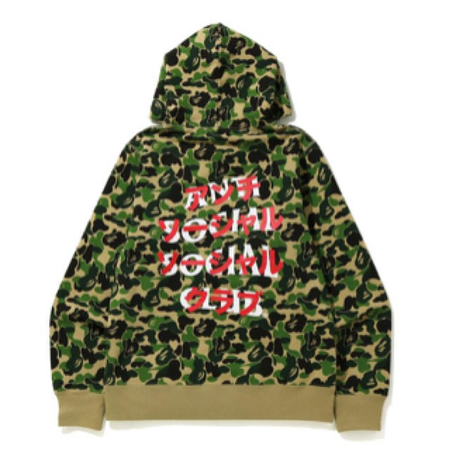 A BATHING APE(アベイシングエイプ)のBAPE ASSC ABCCAMO PULLOVER HOODIE メンズのトップス(パーカー)の商品写真