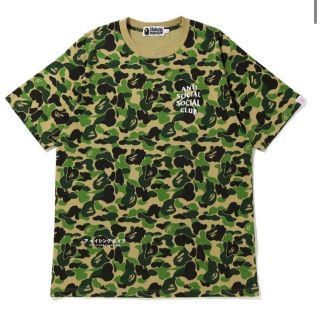 アベイシングエイプ(A BATHING APE)のBAPE X ASSC ABC CAMO TEE GREEN(Tシャツ/カットソー(半袖/袖なし))