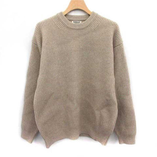 AURALEE 19aw CASHMERE WOOL RIB KNITトップス