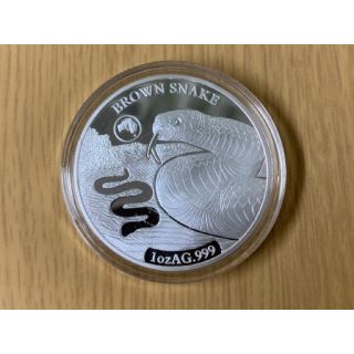 蛇 エリザベス女王　1オンス　1ドル　銀貨(貨幣)