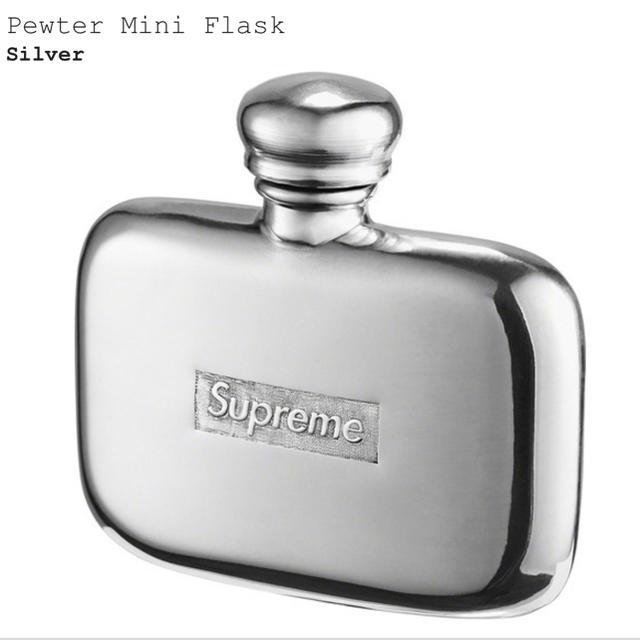 Supreme Pewter Mini Flask 2020FW