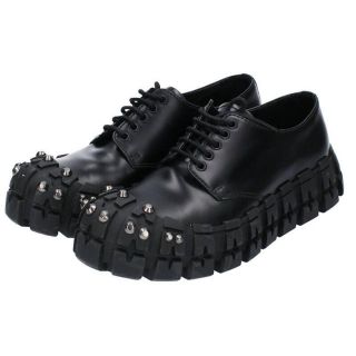 プラダ(PRADA)のPRADA STUDDED DERBYスタッズ ダービーシューズ 7 26(ドレス/ビジネス)