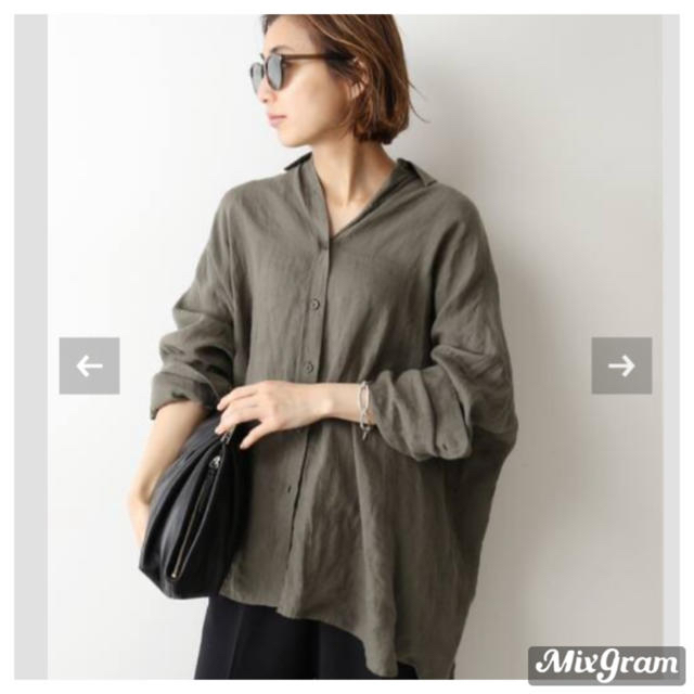 Deuxieme Classe WIDE LINEN シャツ