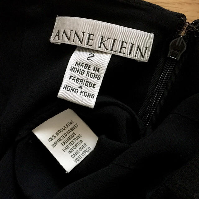 ANNE KLEIN(アンクライン)のアンクライン♡黒色ミディ丈スカート レディースのスカート(ひざ丈スカート)の商品写真