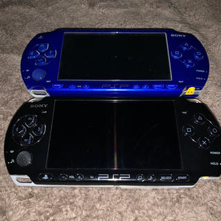 プレイステーション(PlayStation)の黒のみ PSP本体　ジャンク品　カセット付き(家庭用ゲーム機本体)