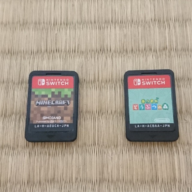 任天堂switchソフト    あつまれどうぶつの森&Minecraft