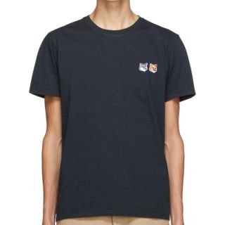 メゾンキツネ(MAISON KITSUNE')の新品　メゾンキツネ ダブルフォックス半袖tシャツ(Tシャツ/カットソー(半袖/袖なし))