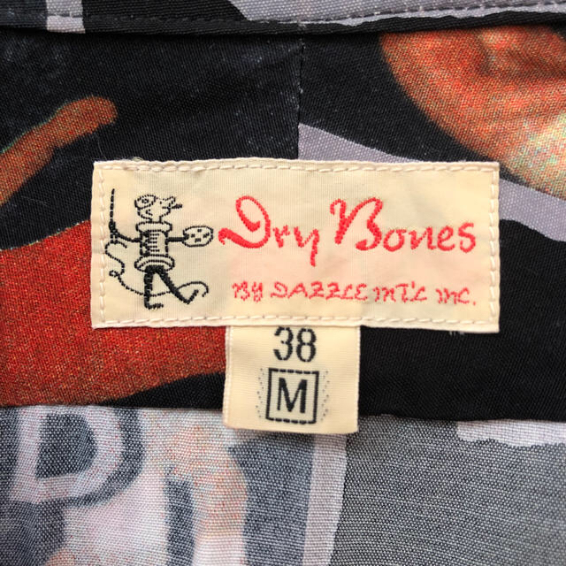Dry Bones アロハシャツ 長袖