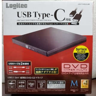 LDR-PVA8UCLBK ロジテック USB 3.0 Type-C対応 (PC周辺機器)